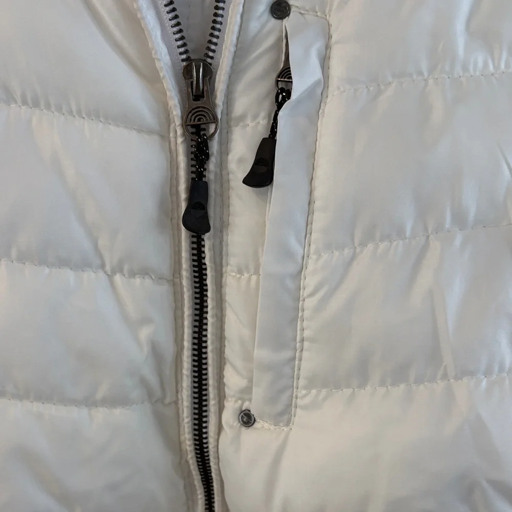Women's Southpole white ski/puffer jacket - Picture 4 of 9